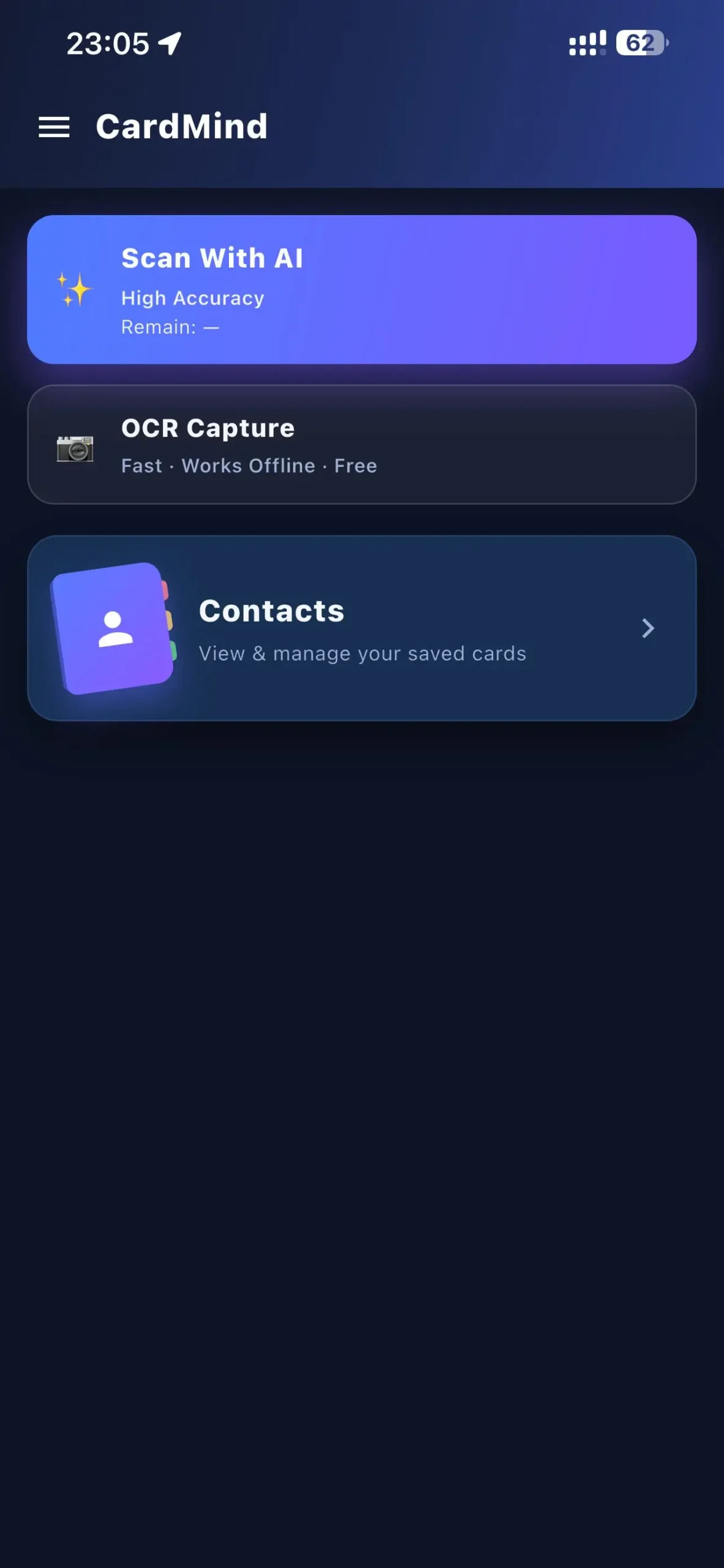 CardMind screenshot